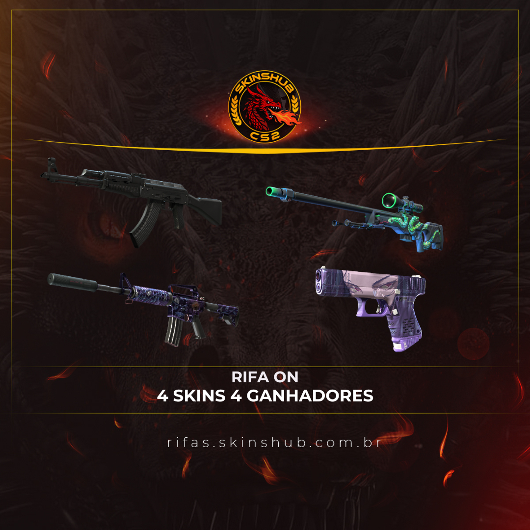 4 SKINS 4 GANHADORES /2